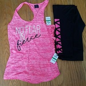 Workout tank and leggings